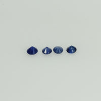 0.8-3.6 mm Natural Blue Sapphire Loose Gemstone Round Diamond Cut Vs Quality Color - Thai Gems Export Ltd.