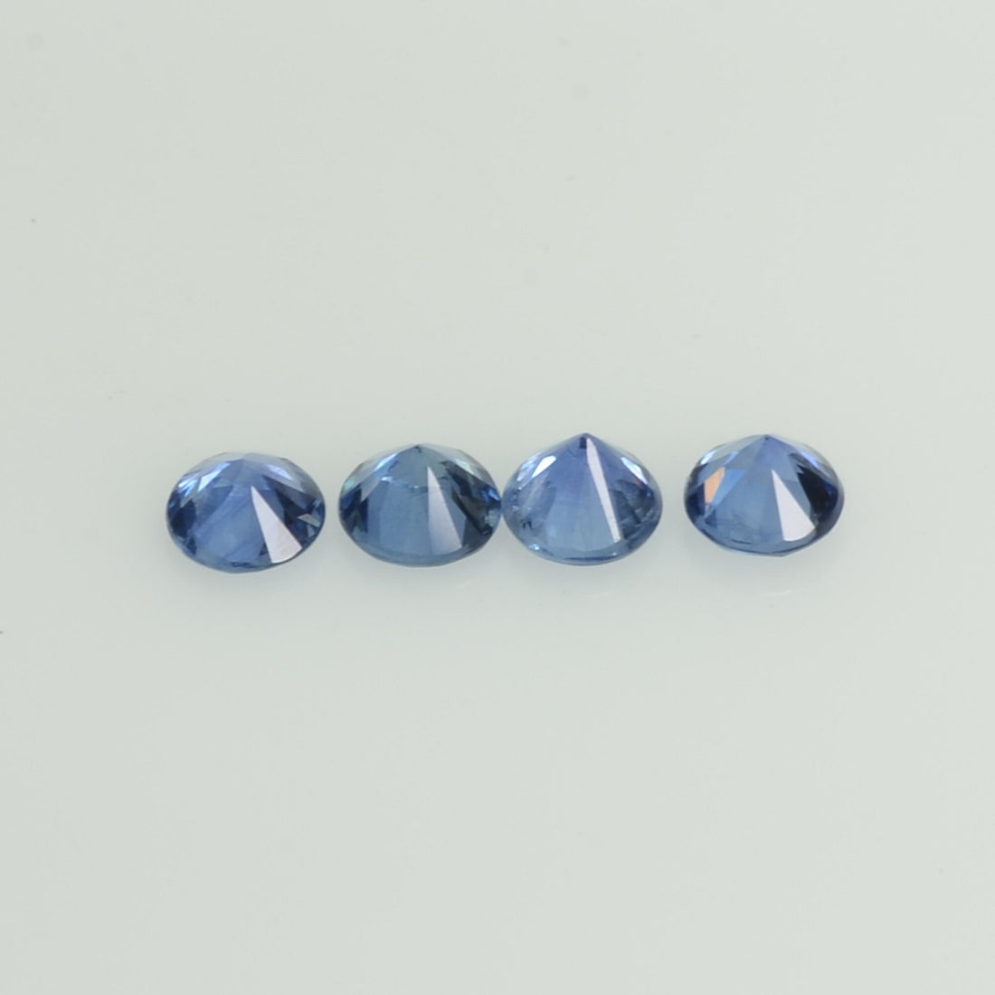 2.7-3.2 mm Natural BlueSapphire Loose Gemstone Round Diamond Cut Cleanish Quality Color