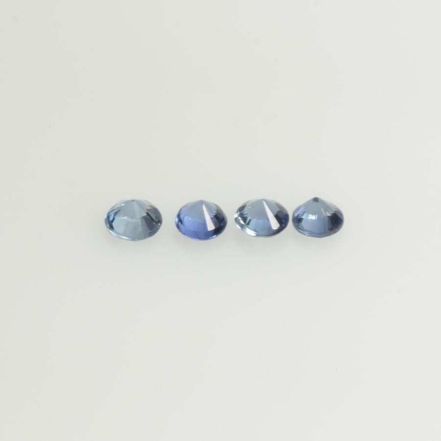 0.8-3.5 mm Natural BlueSapphire Loose Gemstone Round Diamond Cut Vs Quality Color