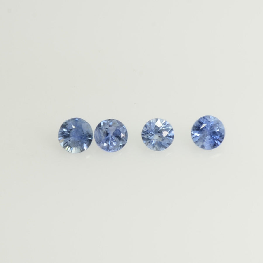 0.7 - 5 mm Natural BlueSapphire Loose Gemstone Round Diamond Cut Pk Quality Color