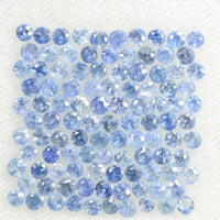 0.7 - 5 mm Natural BlueSapphire Loose Gemstone Round Diamond Cut Pk Quality Color