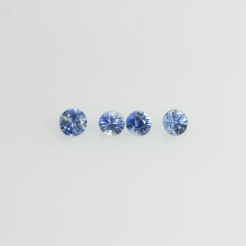 1.0-4.5 mm Natural Blue Sapphire Loose Gemstone Round Diamond Cut Pk Quality Color - Thai Gems Export Ltd.