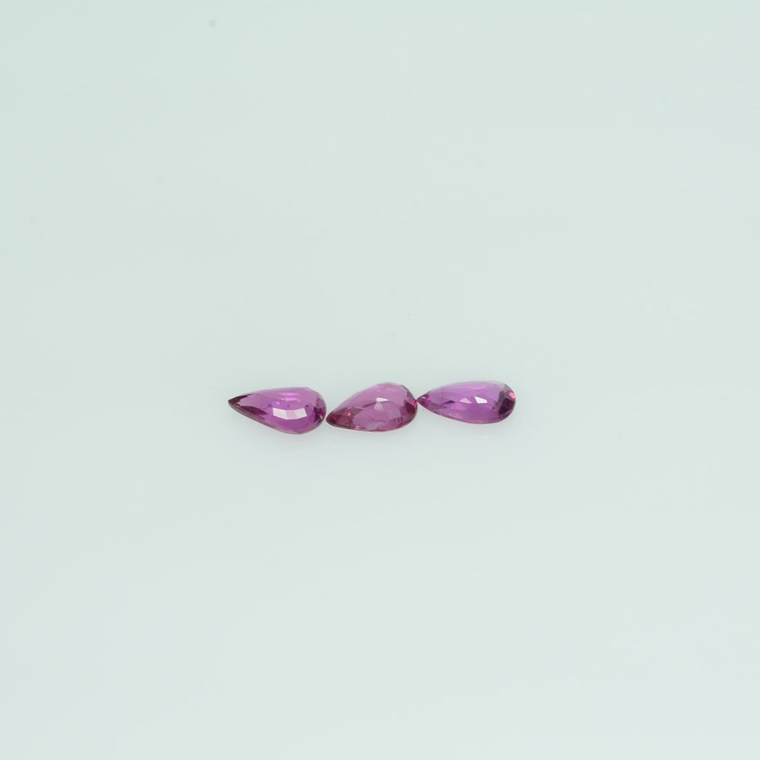 5x3 mm Lot Natural Ruby Loose Gemstone Pear Cut