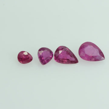 6.63 Cts Natural Ruby Loose Gemstone Pear Cut
