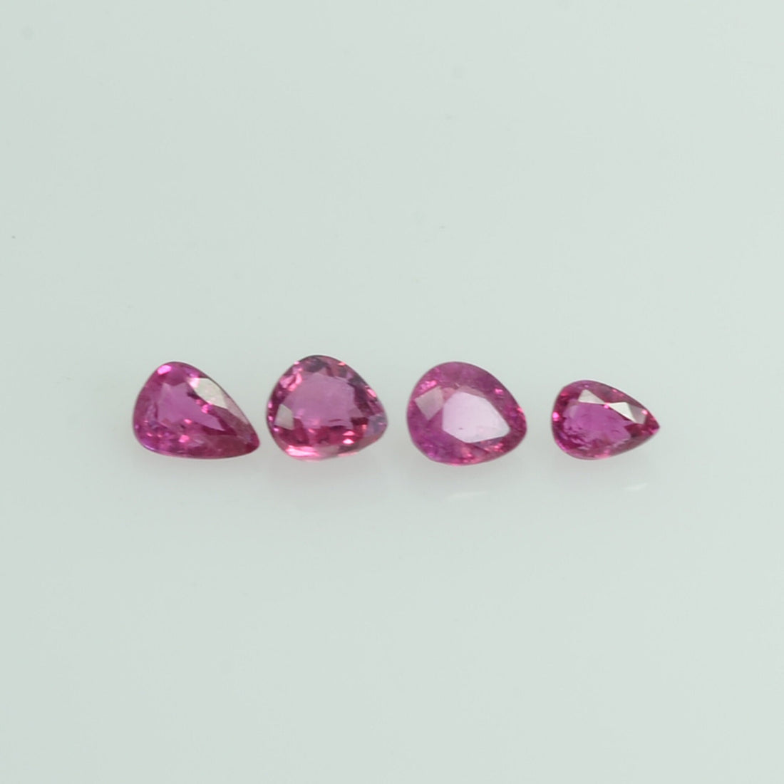 0.72 Cts Natural Ruby Loose Gemstone Pear Cut