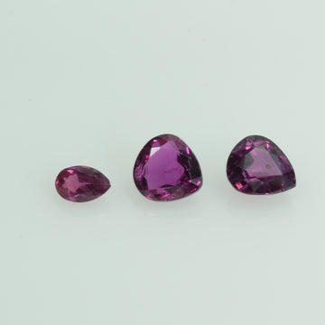 1.42 Cts Natural Ruby Loose Gemstone Pear Cut