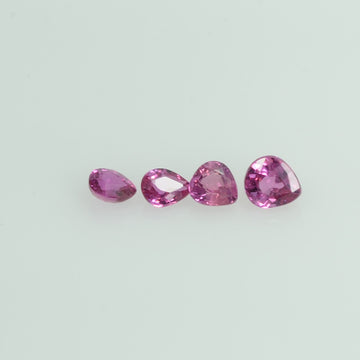 1.63 Cts Natural Ruby Loose Gemstone Pear Cut