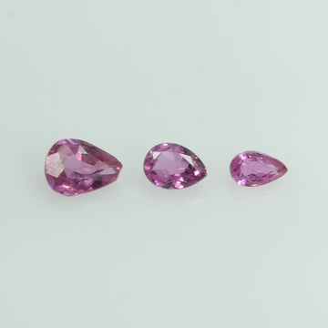 0.79 Cts Natural Ruby Loose Gemstone Pear Cut