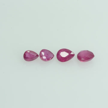 2.20 Cts Natural Ruby Loose Gemstone Pear Cut