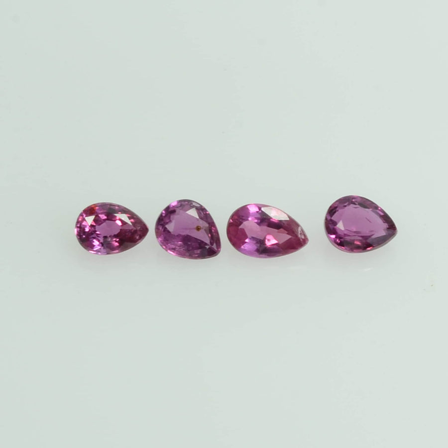 5.04 Cts Natural Ruby Loose Gemstone Pear Cut