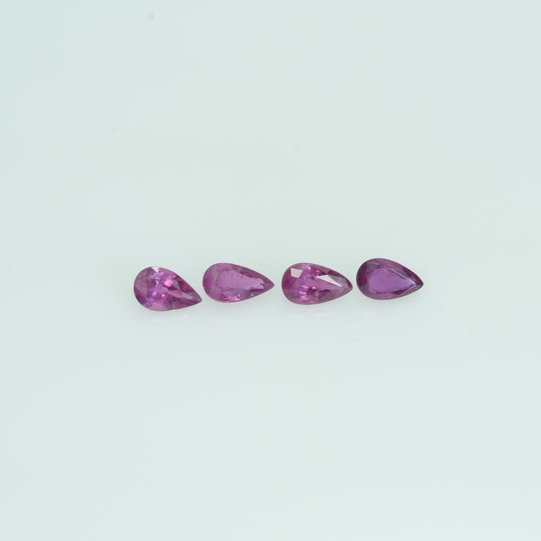 5x3 mm Natural Ruby Loose Gemstone Pear Cut