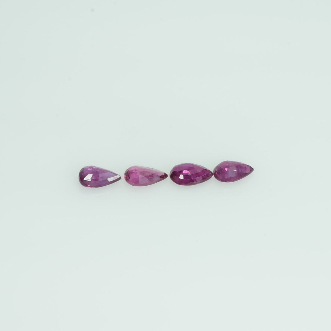 5x3 mm Natural Ruby Loose Gemstone Pear Cut