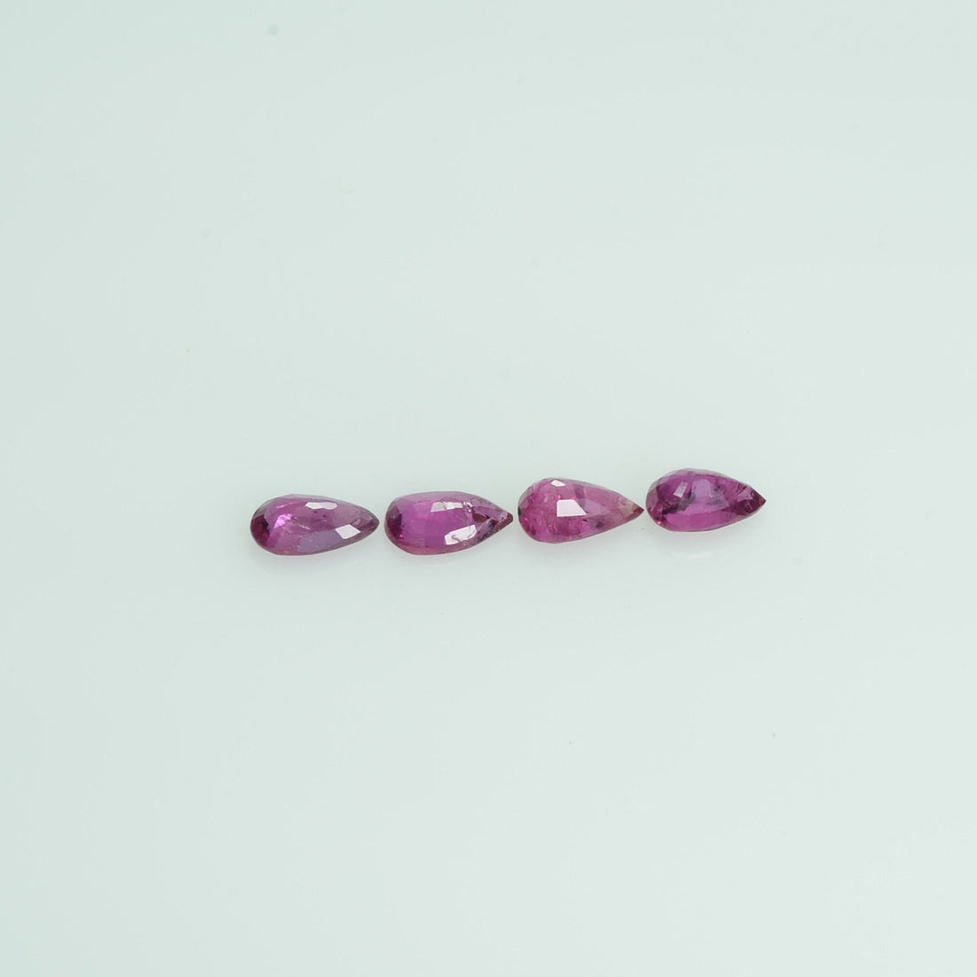 5x3 mm Natural Ruby Loose Gemstone Pear Cut