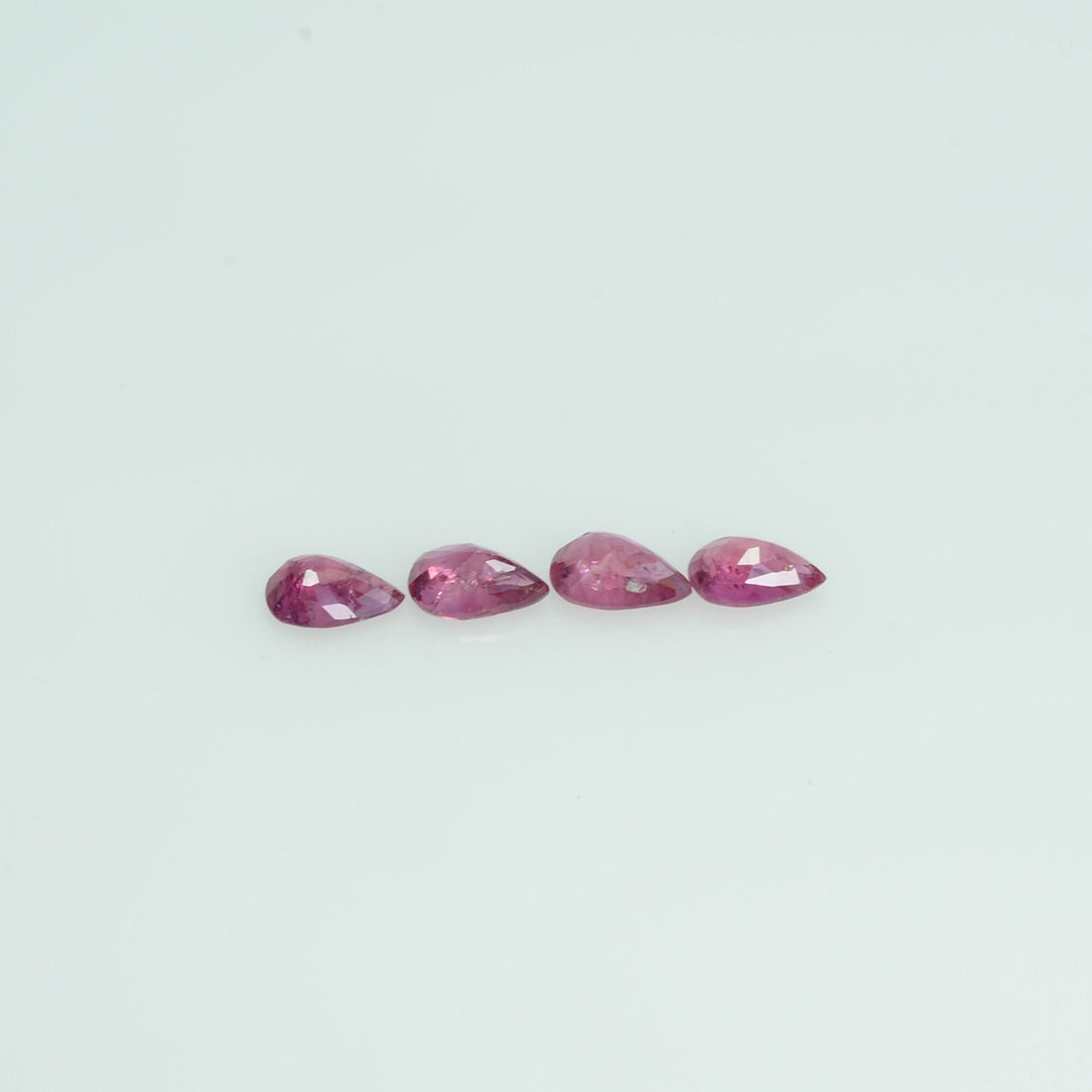 5x3 mm Lot Natural Ruby Loose Gemstone Pear Cut