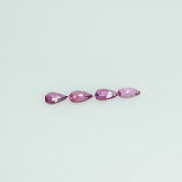 5x3 mm Lot Natural Ruby Loose Gemstone Pear Cut