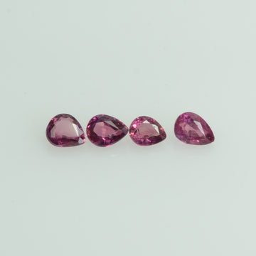0.83 Cts Natural Ruby Loose Gemstone Pear Cut