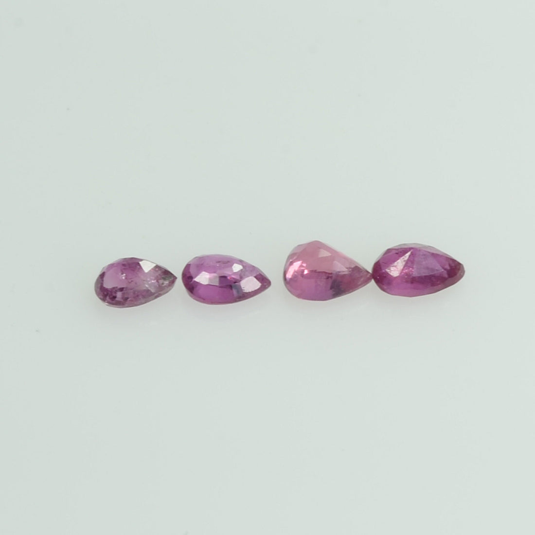 3x2 mm Lot Natural Ruby Loose Gemstone Pear Cut