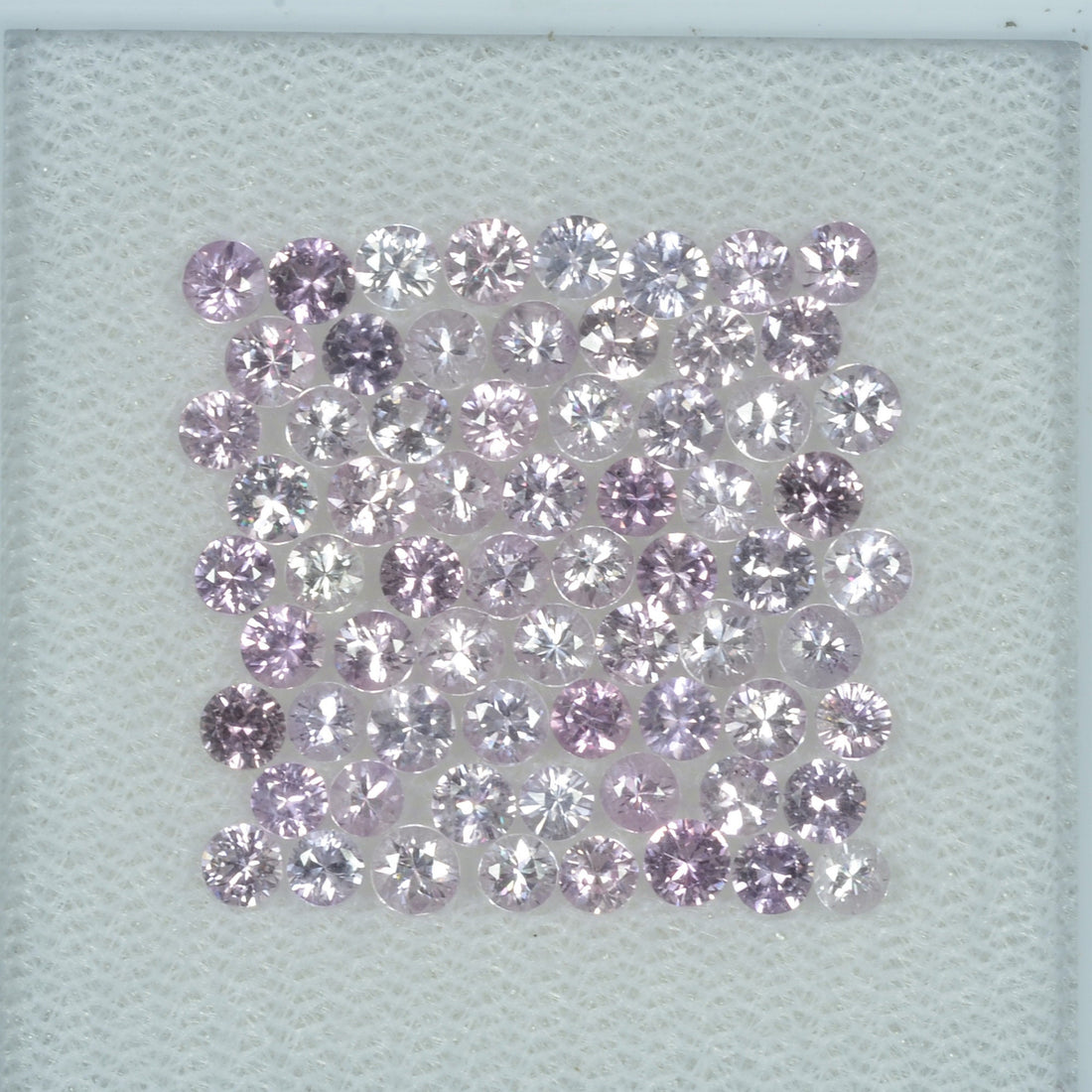 2-4.5 mm Natural Purple Sapphire Loose Gemstone Round Diamond Cut Cleanish Quality