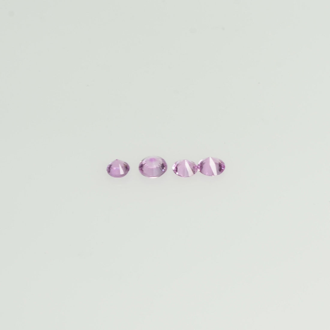 1.3-3.5 Natural Pink Sapphire Loose Gemstone Round Diamond Cut Cleanish Quality - Thai Gems Export Ltd.
