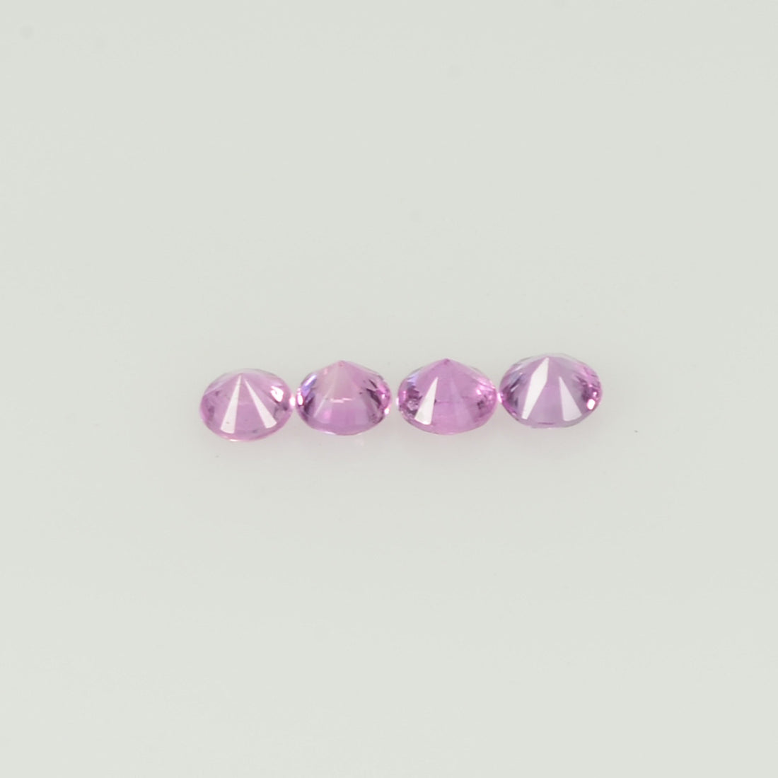2.5 mm Natural Pink Sapphire Loose Gemstone Round Diamond Cut VS Quality Color - Thai Gems Export Ltd.