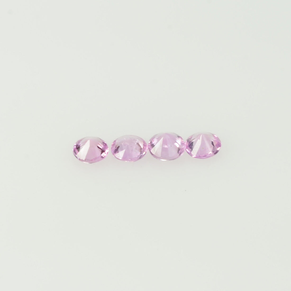 2.5 mm Natural Pink Sapphire Loose Gemstone Round Diamond Cut VS Quality Color