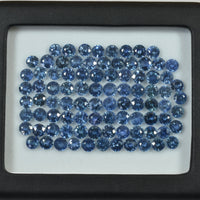 4.5-5.3 MM Natural Blue Sapphire Loose Gemstone Round Cut