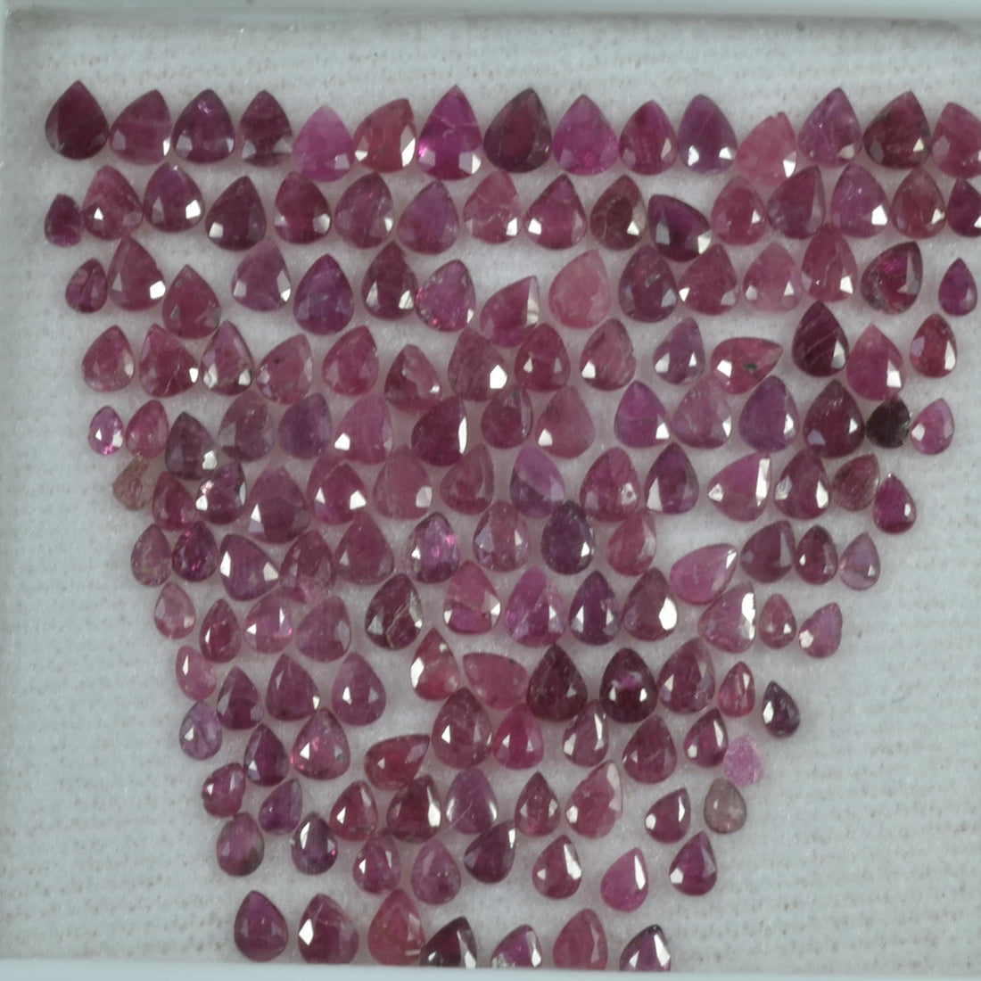 24.60 Cts Natural Ruby Loose Gemstone Pear Cut