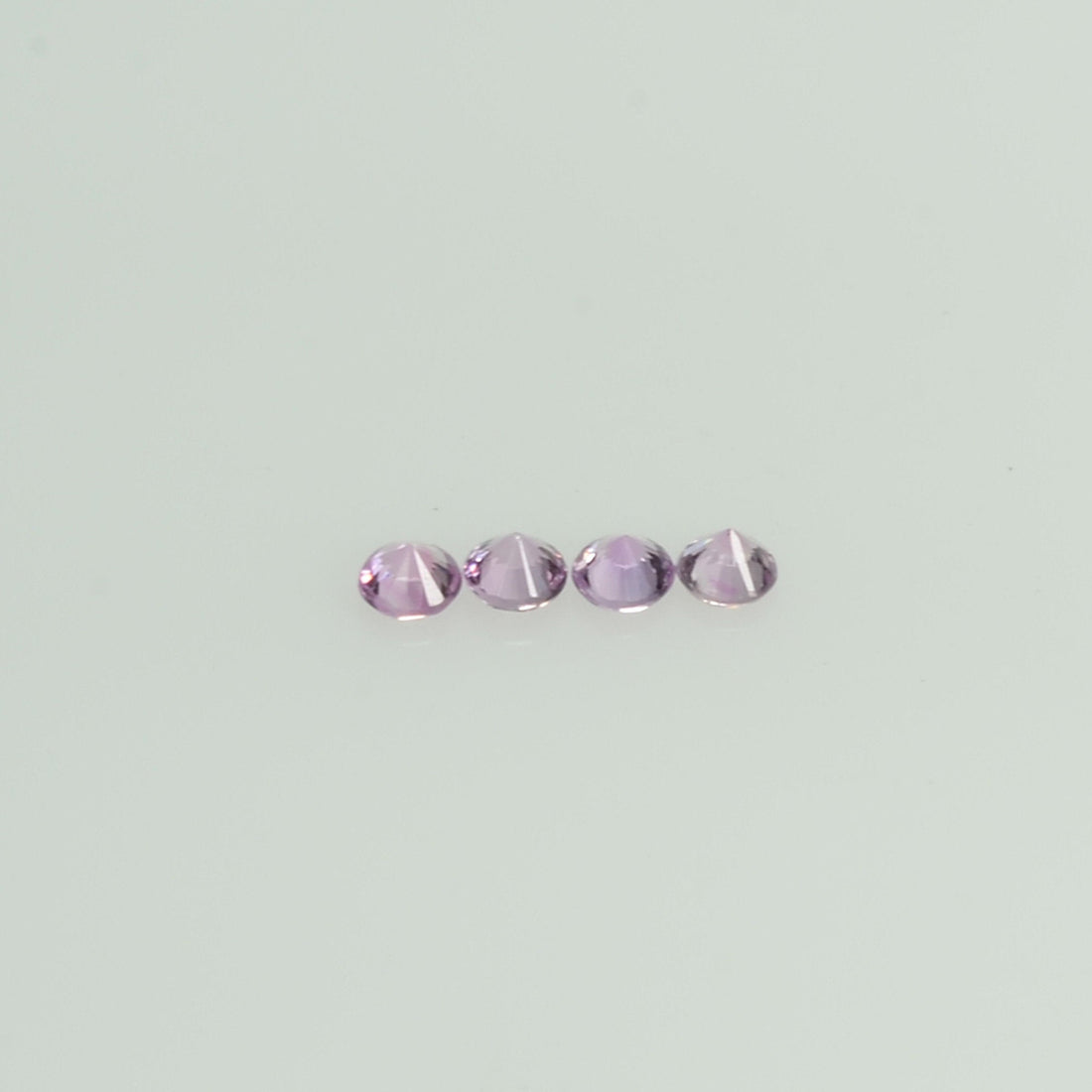 1.4-4.0 mm  Natural Pink Sapphire Loose Gemstone Round Diamond Cut Cleanish Quality - Thai Gems Export Ltd.