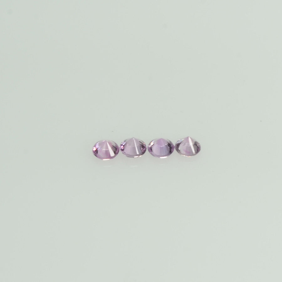 1.4-4.0 mm  Natural Pink Sapphire Loose Gemstone Round Diamond Cut Cleanish Quality - Thai Gems Export Ltd.