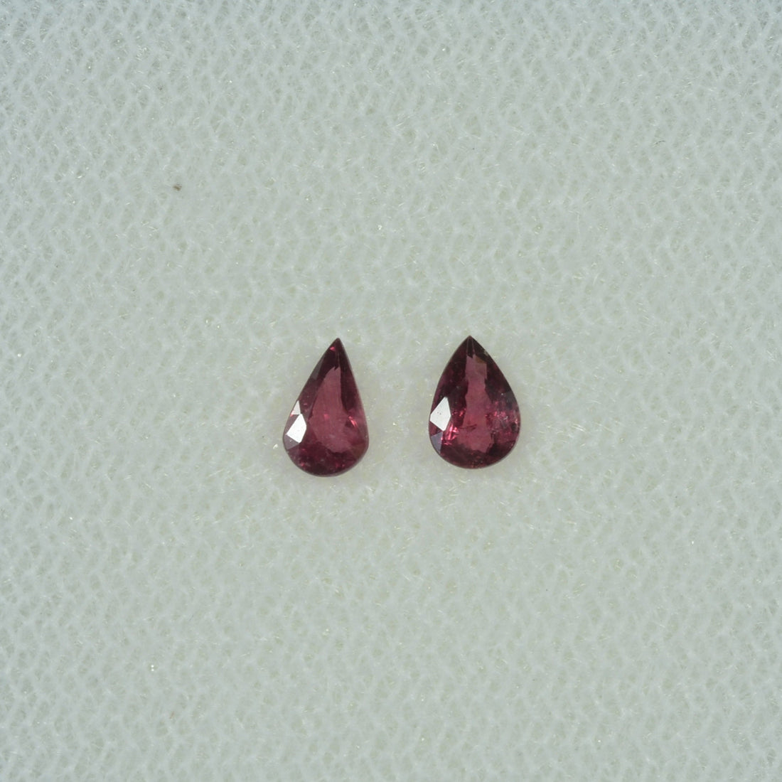 5x3 mm Lot Natural Ruby Loose Gemstone Pear Cut