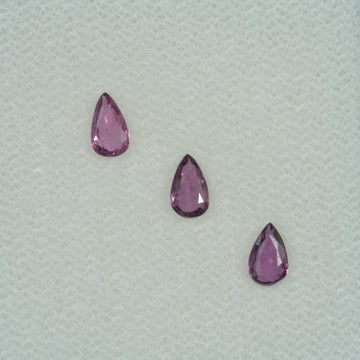 5x3 mm Natural Ruby Loose Gemstone Pear Cut - Thai Gems Export Ltd.