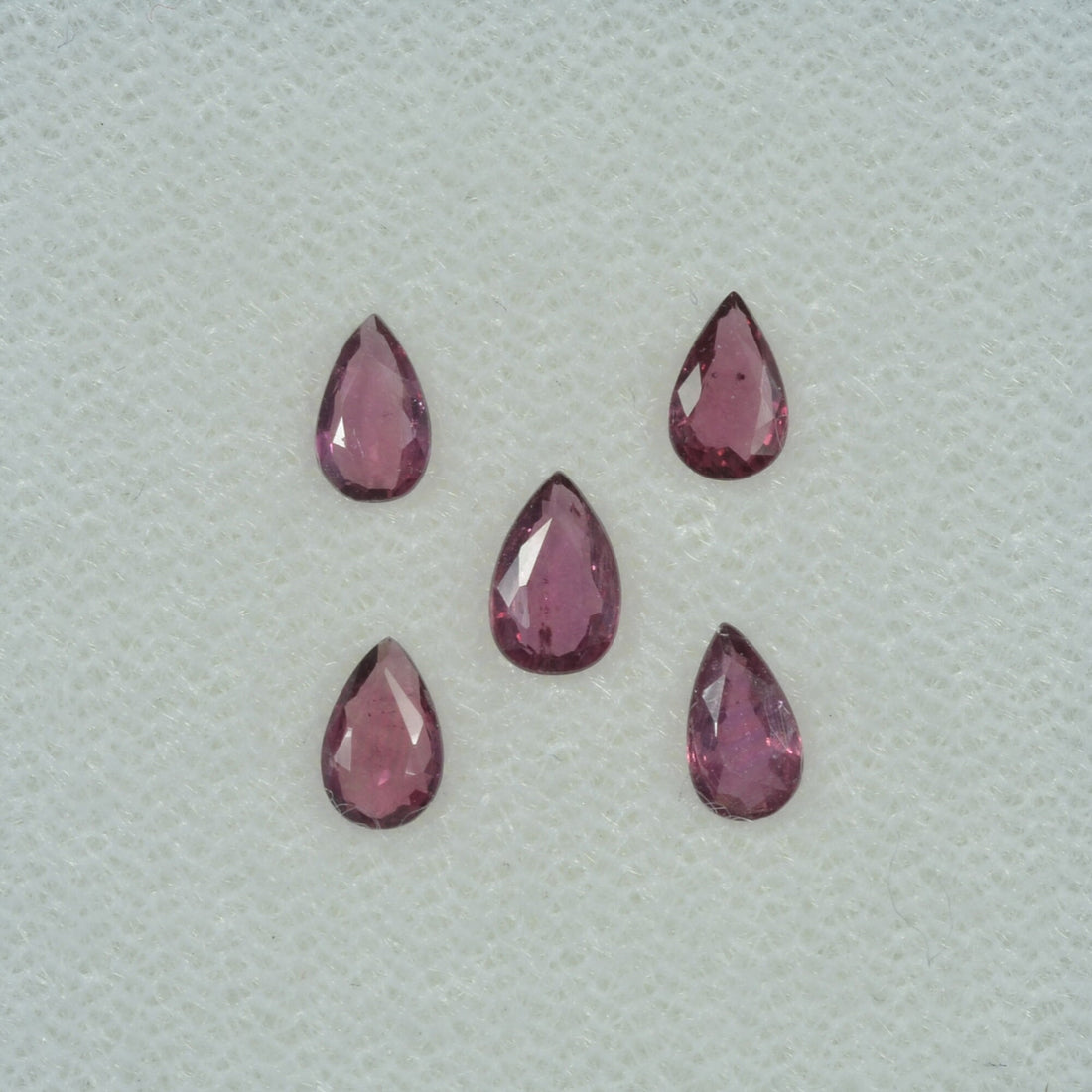 5x3 mm Natural Ruby Loose Gemstone Pear Cut