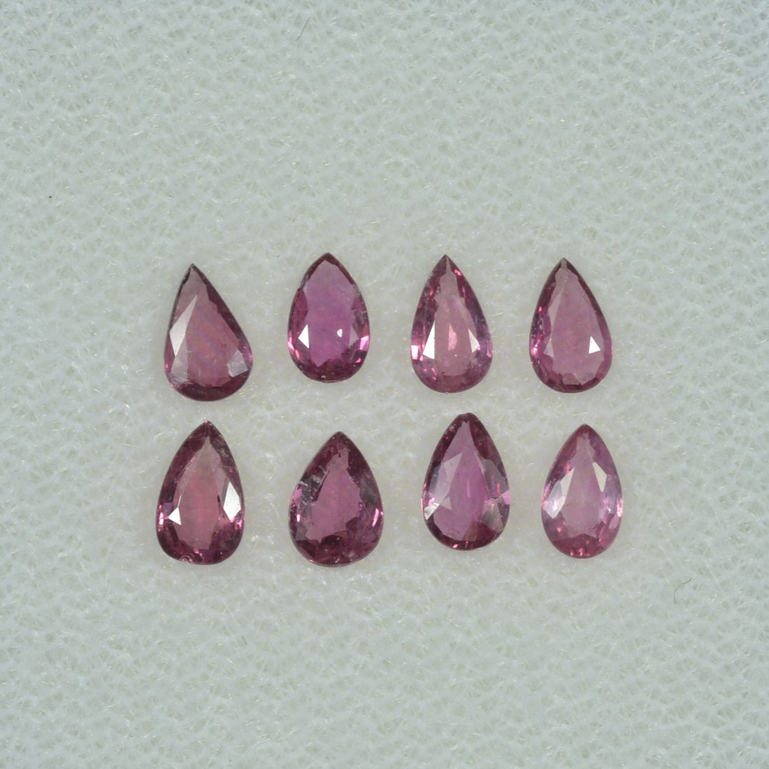 5x3 mm Lot Natural Ruby Loose Gemstone Pear Cut