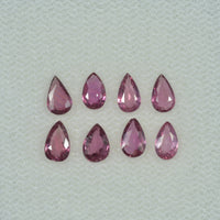 5x3 mm Lot Natural Ruby Loose Gemstone Pear Cut