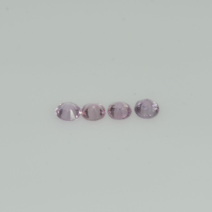 3.0-3.5 Cts Natural Pink Sapphire Loose Gemstone Round Diamond Cut