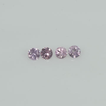 3.0-3.5 Cts Natural Pink Sapphire Loose Gemstone Round Diamond Cut
