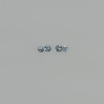 0.8-3.5 mm Natural Blue Sapphire Loose Gemstone Round Diamond Cut Vs Quality Color - Thai Gems Export Ltd.