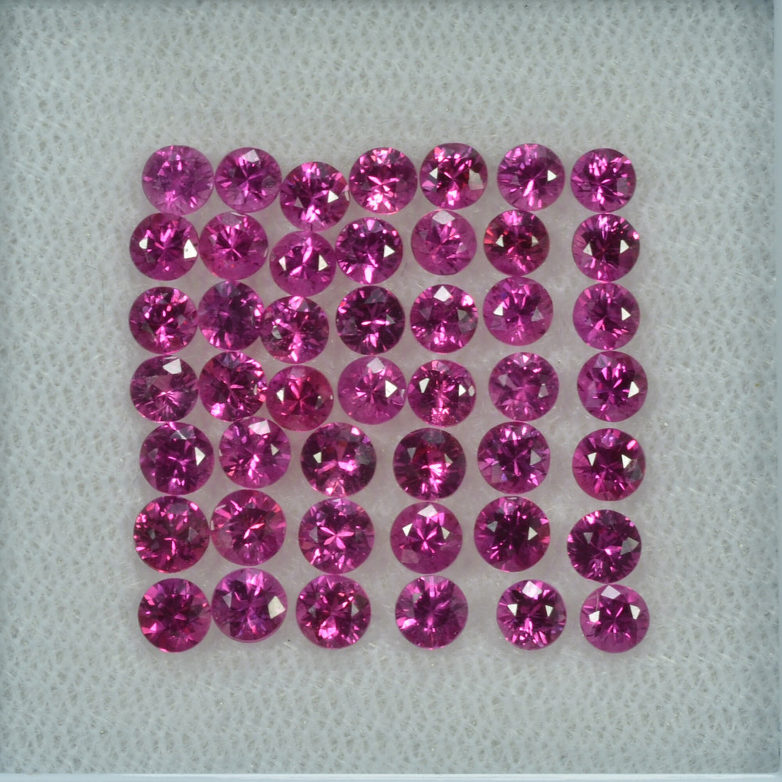 2.7-3.9 mm Natural Pink Sapphire Loose Gemstone Round Diamond Cut