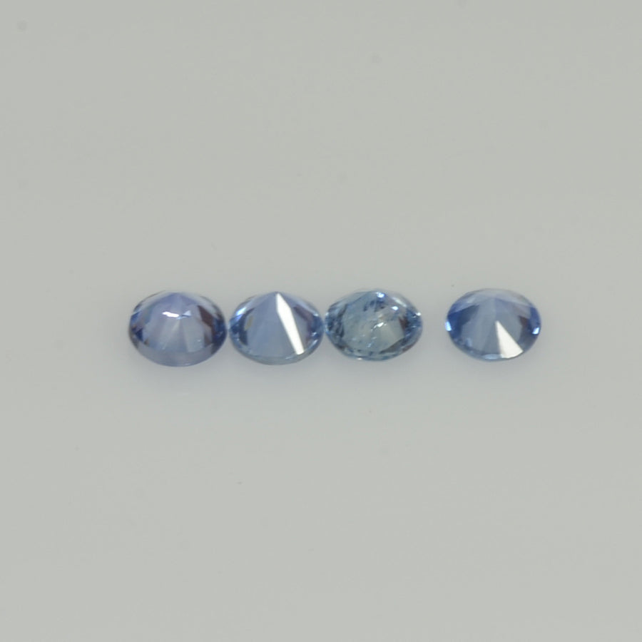 3.5 mm Natural Blue Sapphire Loose Gemstone Round Diamond Cut Vs Quality Color - Thai Gems Export Ltd.