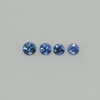 3.0-4.5 mm Natural Blue Sapphire Loose Gemstone Round Diamond Cut Vs Quality Color - Thai Gems Export Ltd.