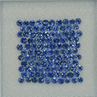 1.8-2.3 mm Natural Blue Sapphire Loose Gemstone Round Diamond Cut Vs Quality Color - Thai Gems Export Ltd.