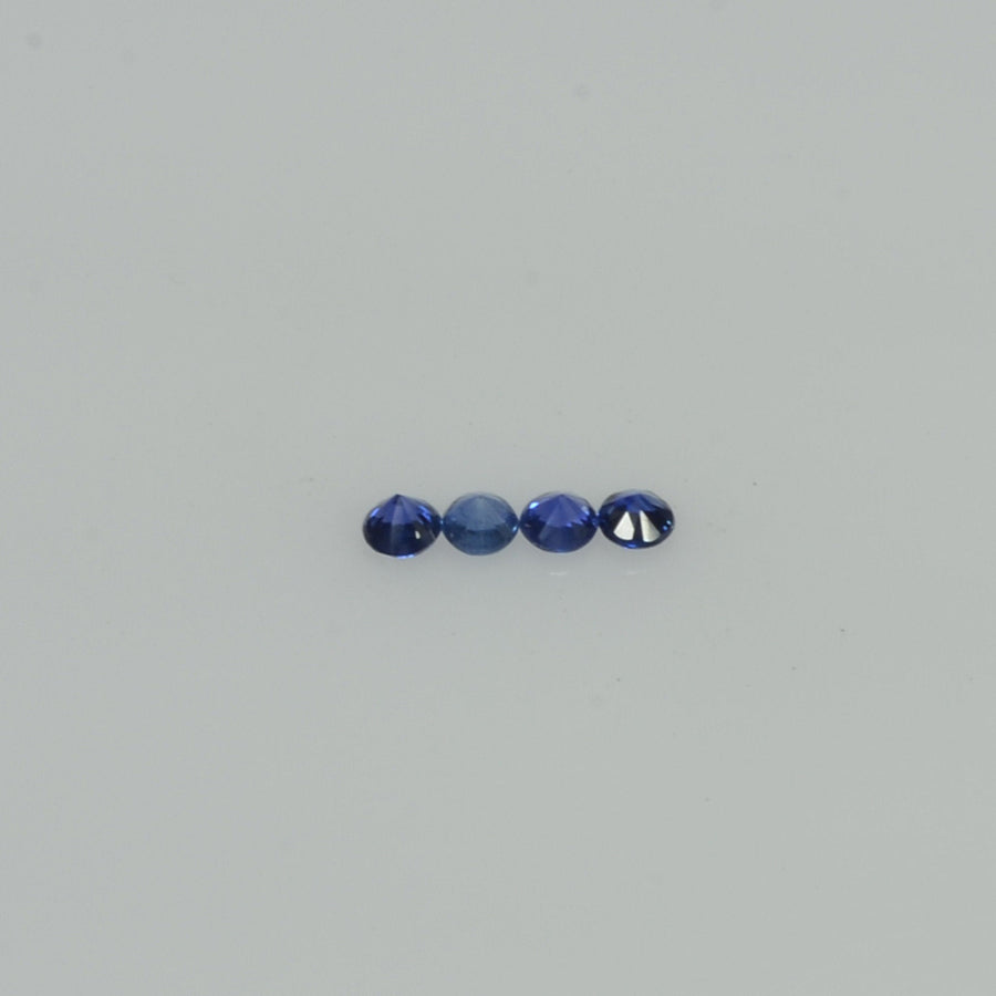 1.6-2.3 mm Natural Blue Sapphire Loose Gemstone Round Diamond Cut Vs Quality Color - Thai Gems Export Ltd.