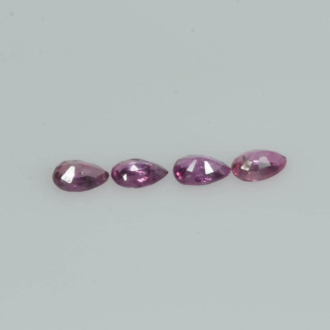 3.5x2.5 mm Natural Ruby Loose Gemstone Pear Cut