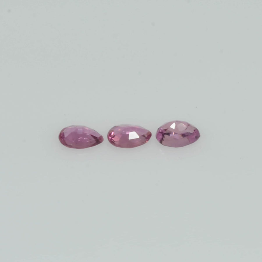 3.5x2.5 mm Natural Ruby Loose Gemstone Pear Cut