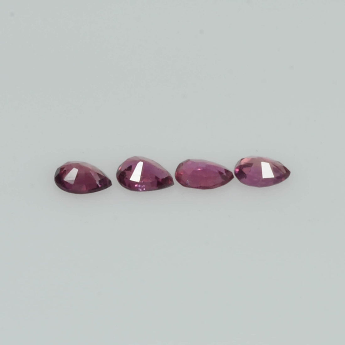 3.5x2.5 mm Natural Ruby Loose Gemstone Pear Cut