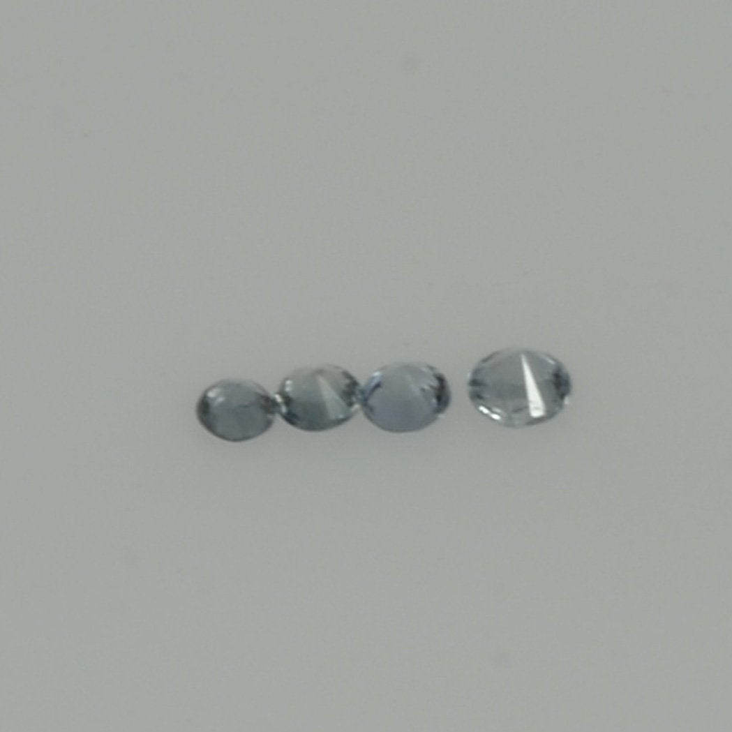 0.8-3.5 mm Natural Blue Sapphire Loose Gemstone Round Diamond Cut Vs Quality Color - Thai Gems Export Ltd.