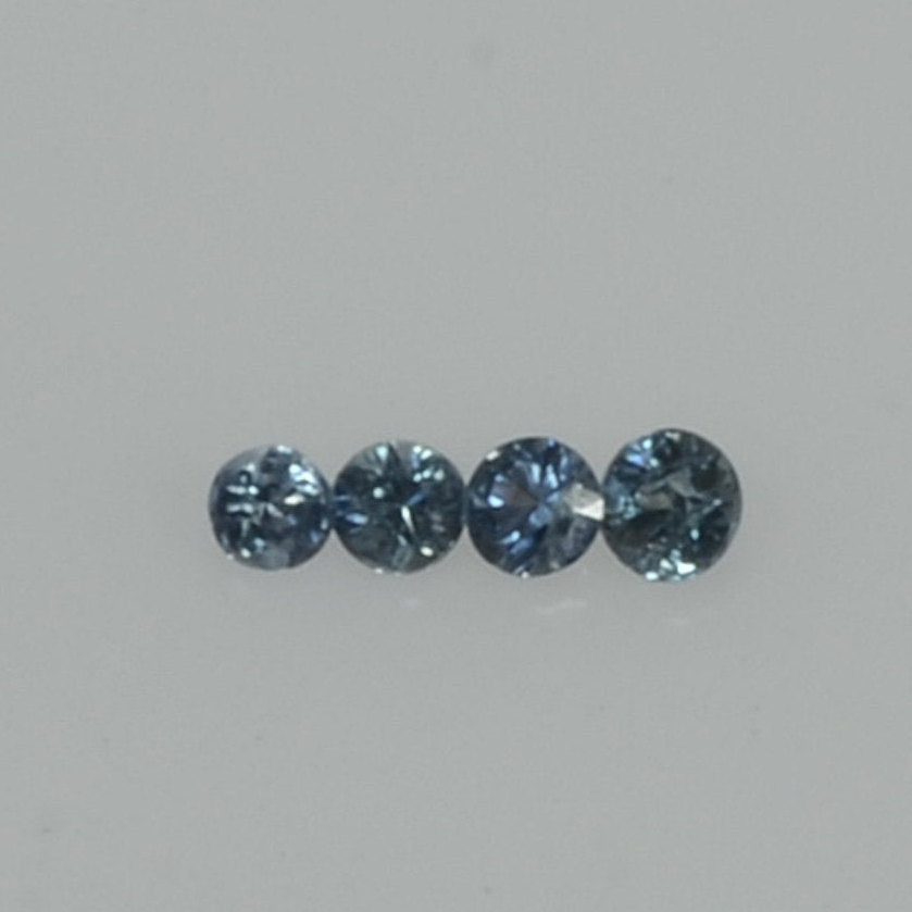 1.2-3.8 mm Natural Blue Sapphire Loose Gemstone Round Diamond Cut Vs Quality Color - Thai Gems Export Ltd.