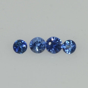 1.8-2.3 mm Natural Blue Sapphire Loose Gemstone Round Diamond Cut Vs Quality Color - Thai Gems Export Ltd.