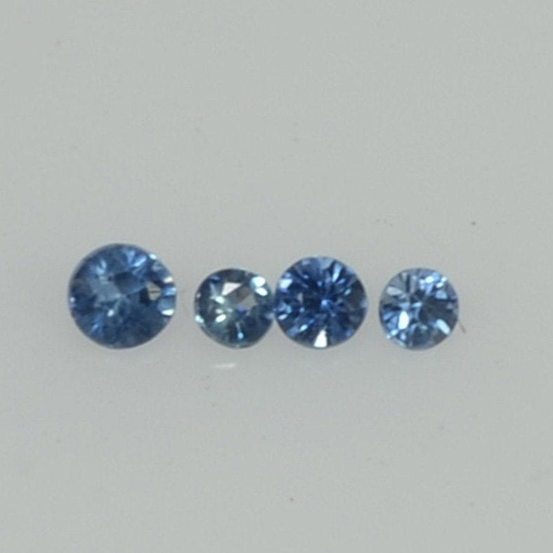 1.3-2.0 mm Natural Blue Sapphire Loose Gemstone Round Diamond Cut Vs Quality Color - Thai Gems Export Ltd.