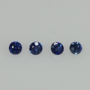 1.3-2.0 mm Natural Blue Sapphire Loose Gemstone Round Diamond Cut Vs Quality Color - Thai Gems Export Ltd.